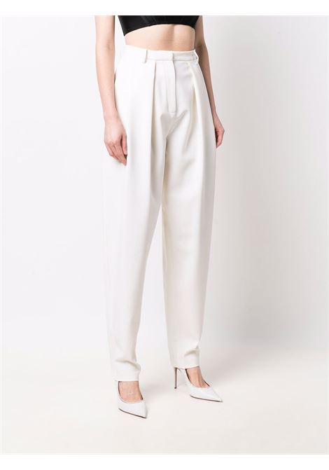 White tapered high-waisted trousers Magda butrym - women MAGDA BUTRYM | 104820CRM